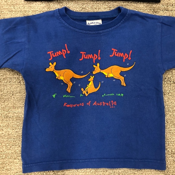 Toddler T-Shirts - Set of 4 - Crocodile - Kangaroos - Size 2 - Australian Grown - Picture 5 of 7